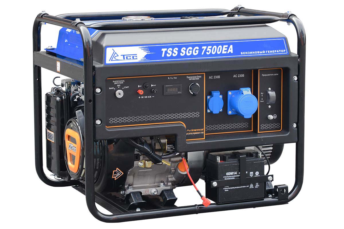 Бензогенератор 7,5 кВт TSS SGG 7500ЕA с АВР(автозапуском) (Абакан)
