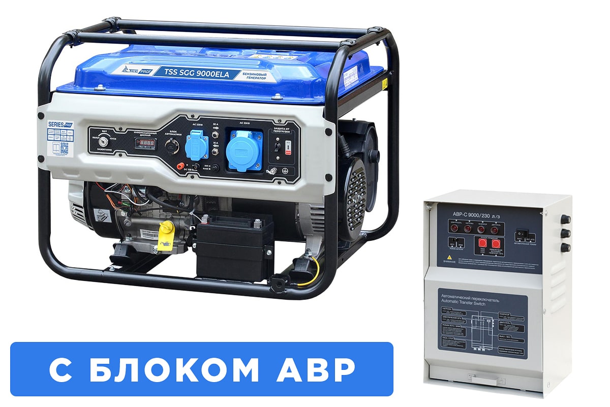 Бензогенератор TSS SGG 9000ELA с АВР (Красноярск)