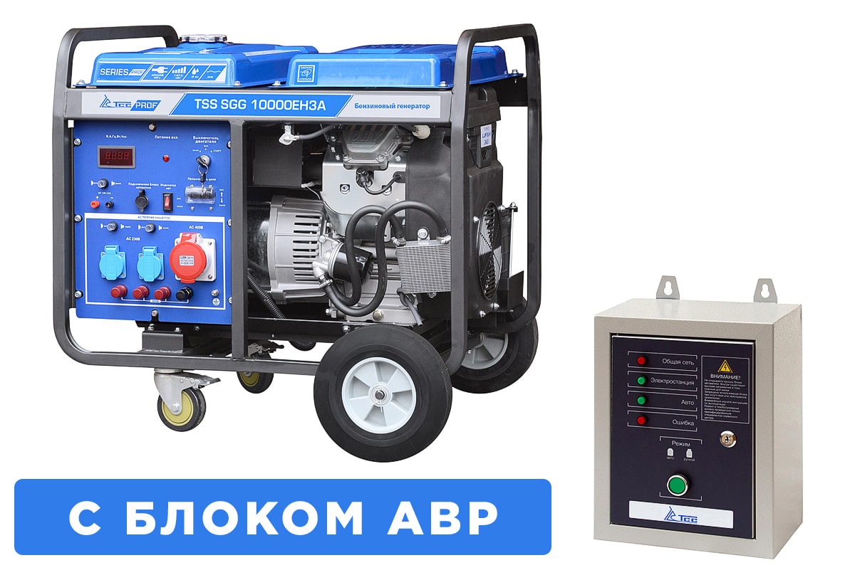 Бензогенератор TSS SGG 10000EH3A с АВР (Норильск)