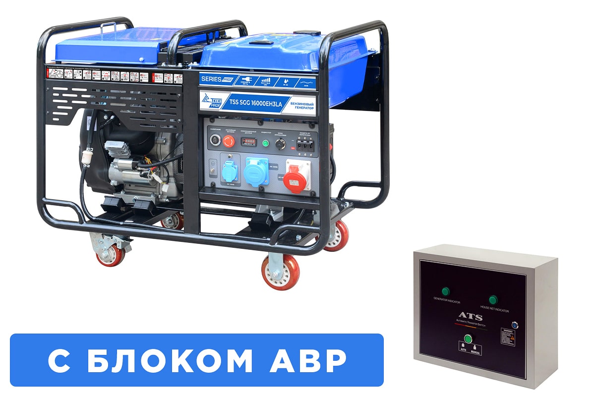 Бензогенератор TSS SGG 16000EH3LA  с АВР (Норильск)