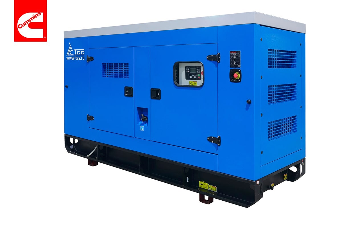 Дизельный генератор ТСС АД-150C-Т400-1РКМ15 в шумозащитном кожухе (Абакан)