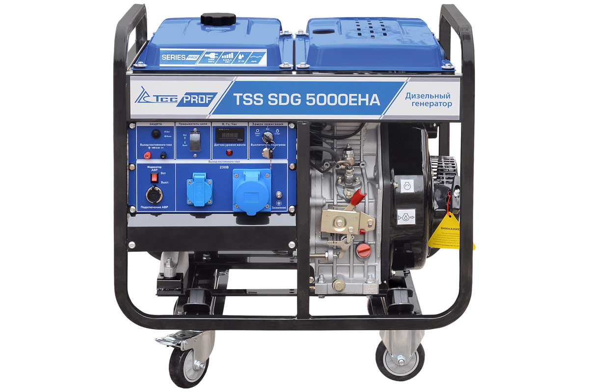 Дизель генератор TSS SDG 5000EHA с АВР (Ачинск)