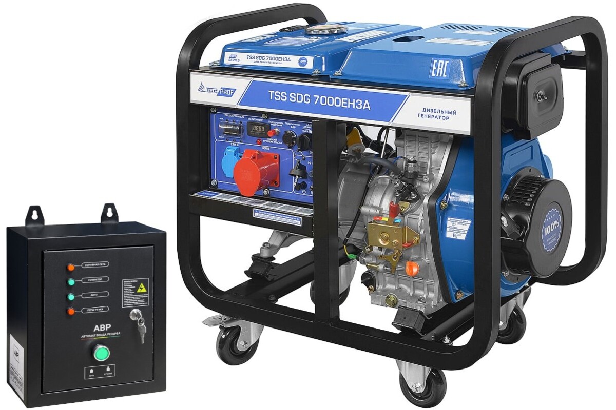 Дизель генератор TSS SDG 7000EH3A с АВР (Новокузнецк)