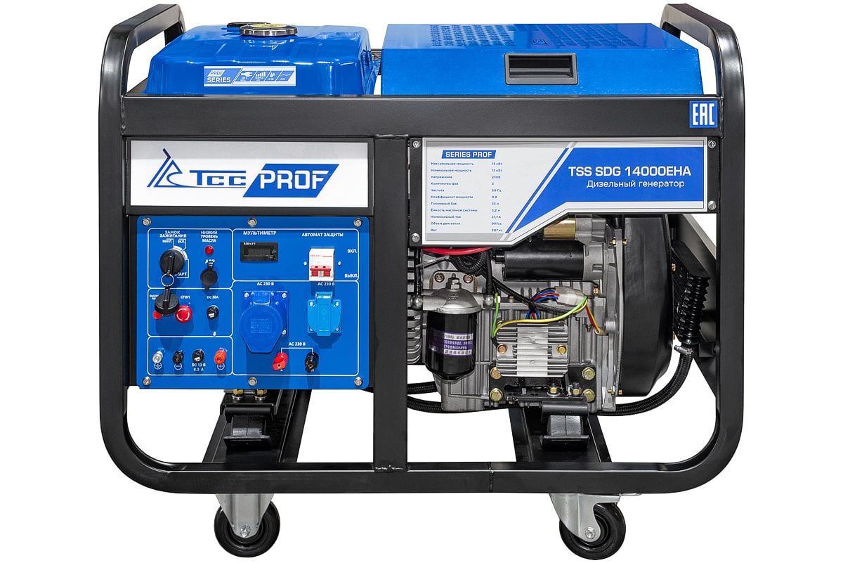 Дизель генератор TSS SDG 14000EHA (Ачинск)